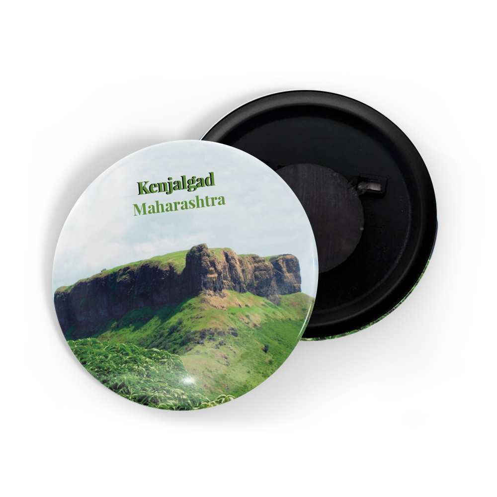 dhcrafts Fridge Magnet Multicolor Maharastra Kejalgad Glossy Finish Design Pack of 1